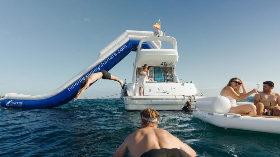 Tenerife: 2, 3 & 4 Hour Private Luxury Motorboat Charter - Leaving Puerto Colón for Tenerife’s southern coast