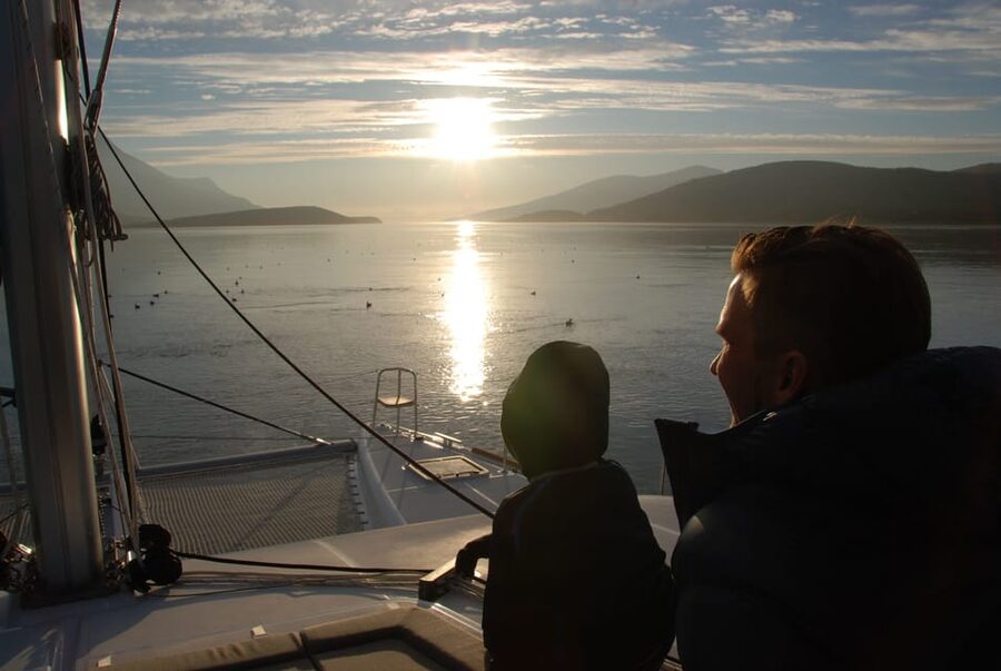 Tromsø: Fjord and Islands Luxury Catamaran Cruise - A warm deck, even in Tromsø’s cold