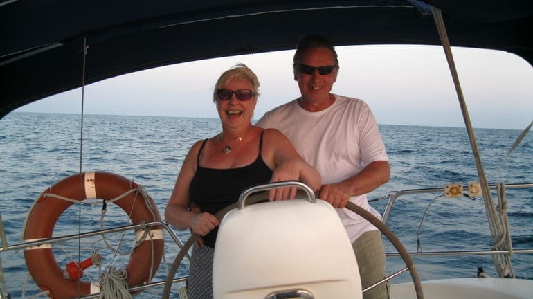 Two Hour Luxury Sailing Experience with Open Bar - Barcelona’s skyline from the yacht