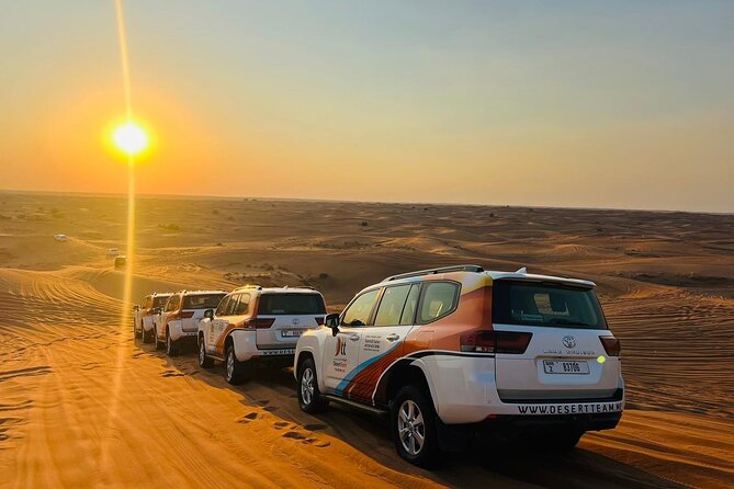 Ultimate Evening Desert Safari with Quad Biking & VIP Service - Sunset photos and a short camel ride