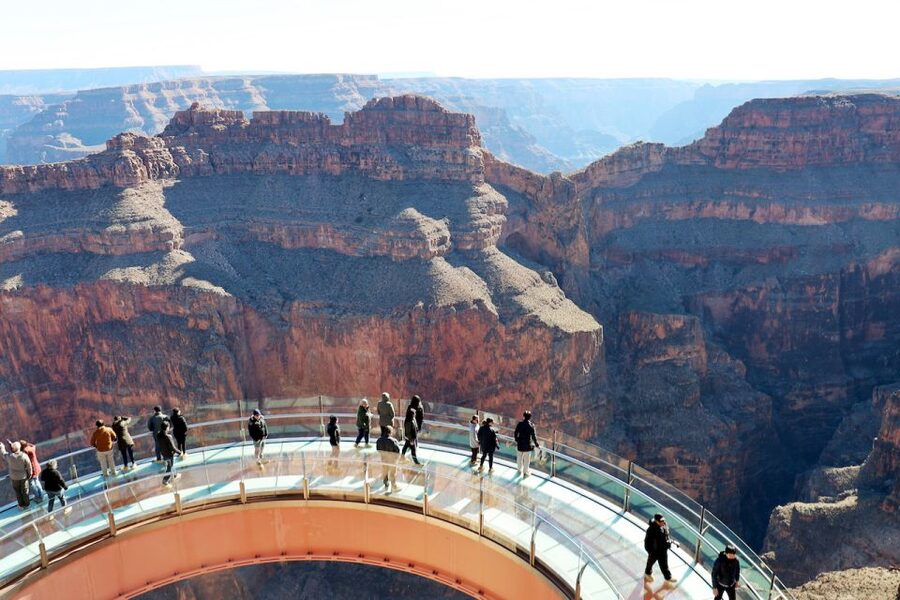 Vegas: VIP West Rim Helicopter Tour + Skywalk Option - Guano Point offers the broadest views