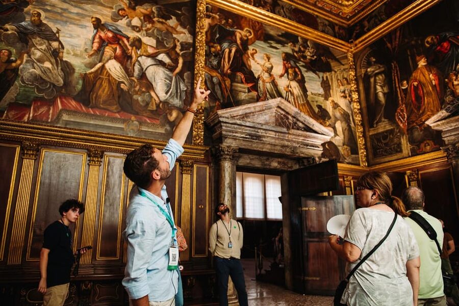 Venice: After-Hours St. Mark’s & Doge's Palace VIP Tour - The Great Council Hall and its painted warnings