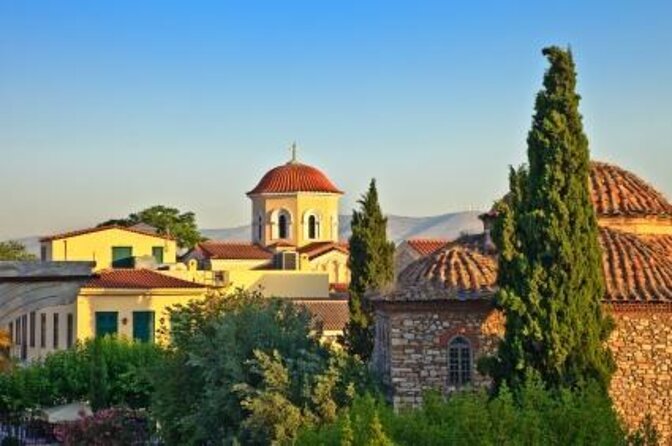 VIP 90" Private Sidecar Tour of Athens Acropolis & Lycabetus - Plaka connects old Athens with the modern city
