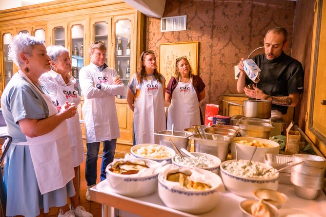 VIP Cooking Class with Carbonara, Pesto Making, Lasagna & Cannoli - Starting at Sant’Ambrogio Market in Florence
