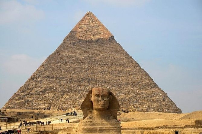 VIP Day Tour inside Giza Pyramids - The Sphinx Temple and the famous face of Giza