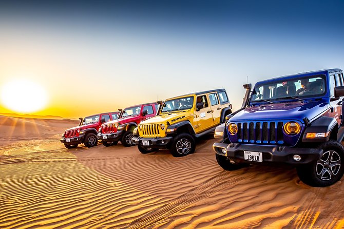 VIP Desert Safari Private & Front Area VIP Table Service - The driver can shape the whole experience