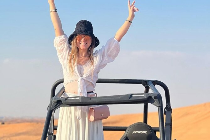 VIP Desert Safari with 4x4 pick up & drop, camel ride bbq dinner - What dinner and the evening show are really like