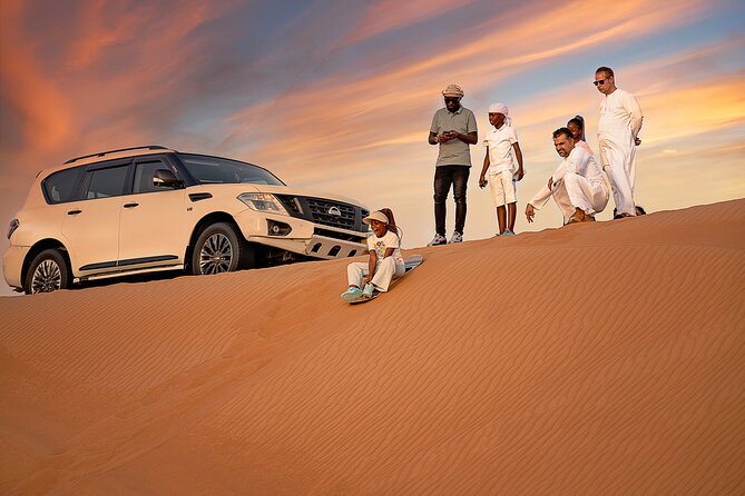 VIP Dubai Desert Safari Camel Ride, Sand Ski, Live BBQ Dinner - Practical details that can make the day smoother