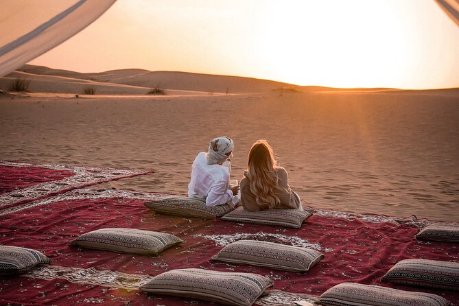 VIP Dubai Sunset Desert Safari: Camel Ride, BBQ, Unlimited Spirit - Premium BBQ in an exclusive VIP majlis