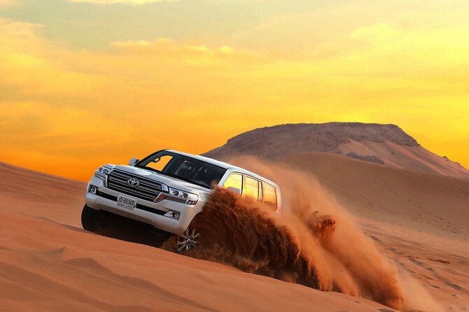 VIP Evening Desert Private Safari Tour in Dubai - Camel riding, sandboarding, and henna at camp