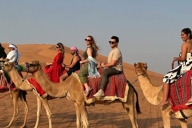 Vip Evening Desert Safari with quad bike,Camel Riding & Dinner - Five shows after dinner