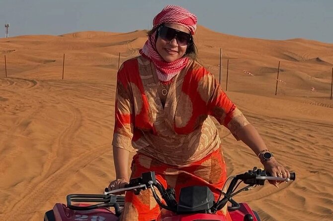 Vip Evening Desert Safari with quad bike,Camel Riding & Dinner - What the $39.35 price really covers