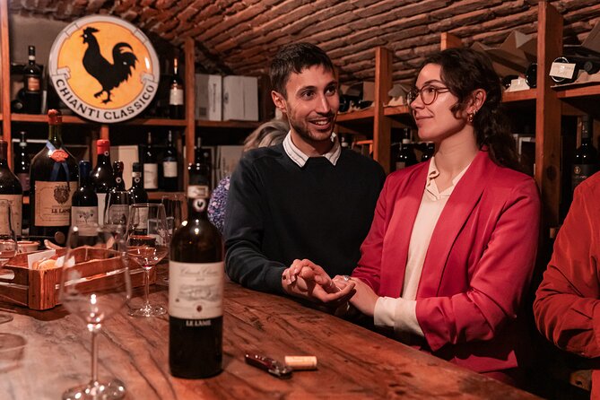 VIP Florence Dinner Tour: Truffle, Florentine Steak & Fine Wines - Three Tuscan wines at Enoteca Fratelli Zanobini