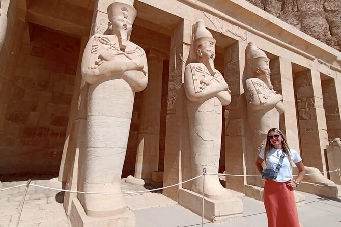 VIP Luxor 4-Hours Private Valley Kings, Hatshepsut Temple & Lunch - A short stop at the Colossi of Memnon