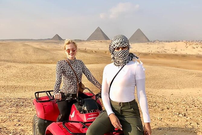 VIP Private GizaPyramids,Sphinx,Camel,QuadBike&Inside 3rd Pyramid - What this four-hour Giza outing actually gives you