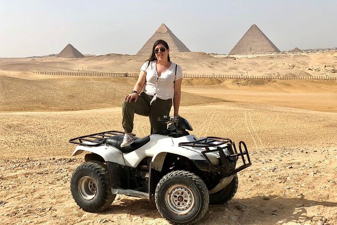 VIP Private GizaPyramids,Sphinx,Camel,QuadBike&Inside 3rd Pyramid - The panoramic viewpoint and the best photo stop