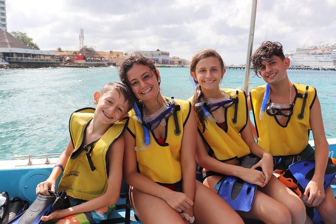 VIP Private Glass Bottom Boat and Snorkeling, 3 Reefs in Cozumel - Villa Blanca Wall comes first