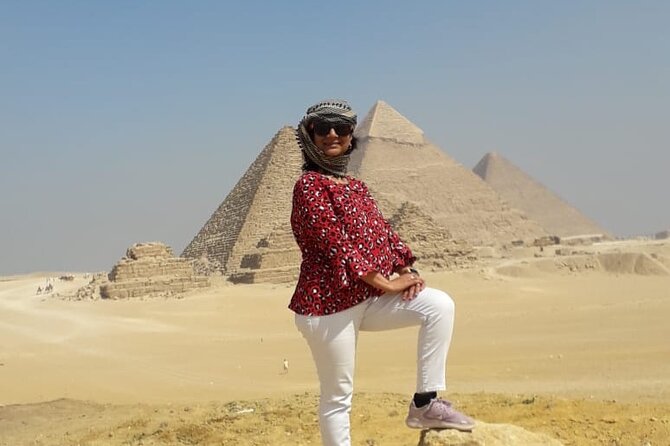 VIP Private Tour Giza Pyramids ,Sphinx , Quad Ride, Camel Ride - A 15-minute camel ride in the Sahara