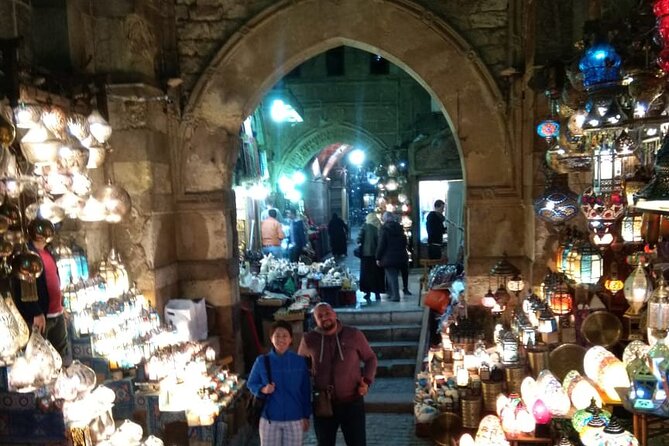 VIP Tour Coptic Cairo ,Islamic Mosque and old Market with Lunch - Khan el-Khalili: shopping, crafts, and a bowl of koshary