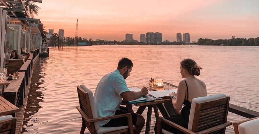 VIP Tour Enjoy Romantic Sunset by Speed Boat Free Cocktail - Dong Tay Boulevard and the fishermen’s island
