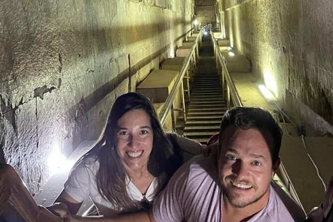 VIP Tour inside Giza Pyramids - The Queen’s Chamber and the restoration backup