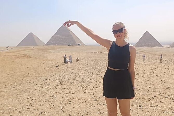 Your VIP Giza Tour: Pyramids, Camels & Authentic Egyptian food - The panorama viewpoint and camel ride