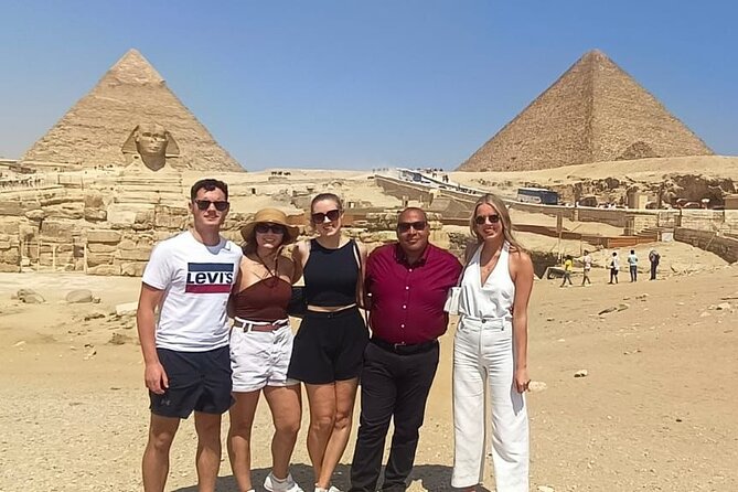 Your VIP Giza Tour: Pyramids, Camels & Authentic Egyptian food - The Sphinx and Khafre’s Valley Temple
