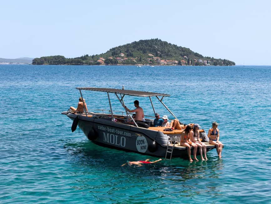 Zadar: 3 Islands Luxury Boat Tour with Aperol Spritz - Key points at a glance