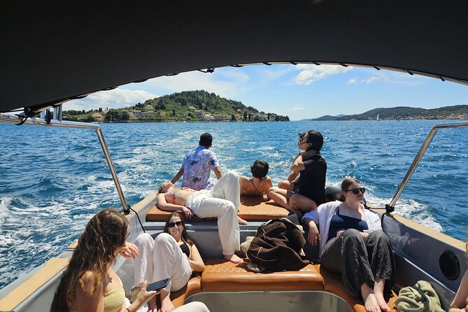 Zadar: 3 Islands Luxury Boat Tour with Aperol Spritz & Snorkeling - Leaving Zadar through Foša Harbor