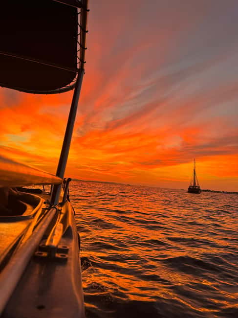 Zadar: Romantic, Luxury Sunset Boat Tour with Aperol Spritz - Leaving Foša Harbor Beside the Land Gate