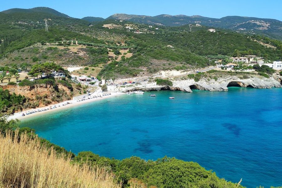 Zakynthos Small Group Tour Shipwreck & Blue Caves Land & Sea - Lunch in Anafonitria